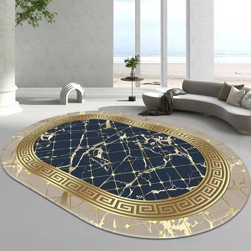 Karpet Lantai Polyester Motif Abstrak Uk 160 x 120cm/Karpet Lantai Modern