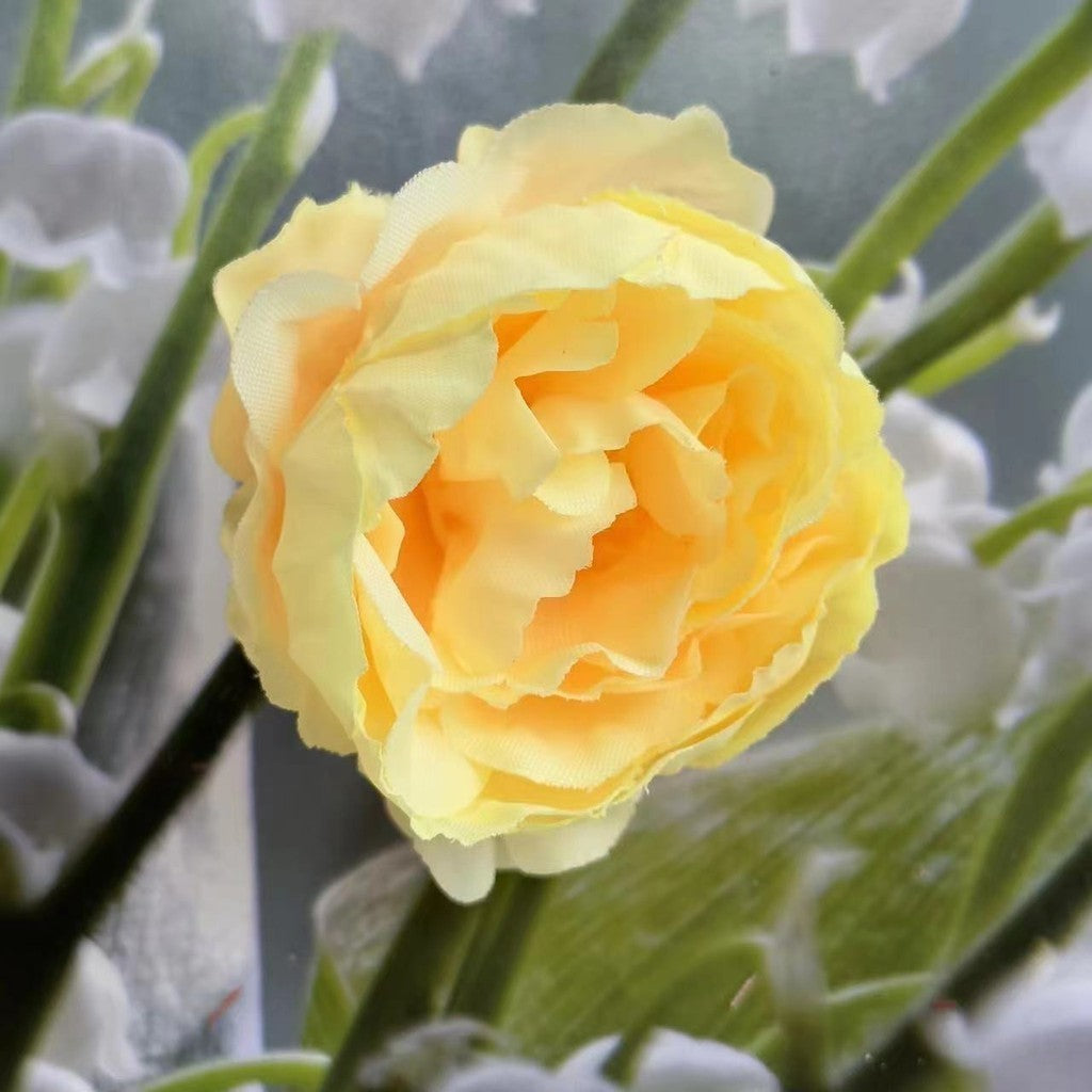 KTM13 213TUM Diameter 5cm Kepala Kuntum Peony Putik Kuntuman bunga hias plastik gerbera aster krisan dahlia kain hiasan dekor dekorasi pesta pernikahan wedding seserahan hantaran mahar ruangan kamar tidur