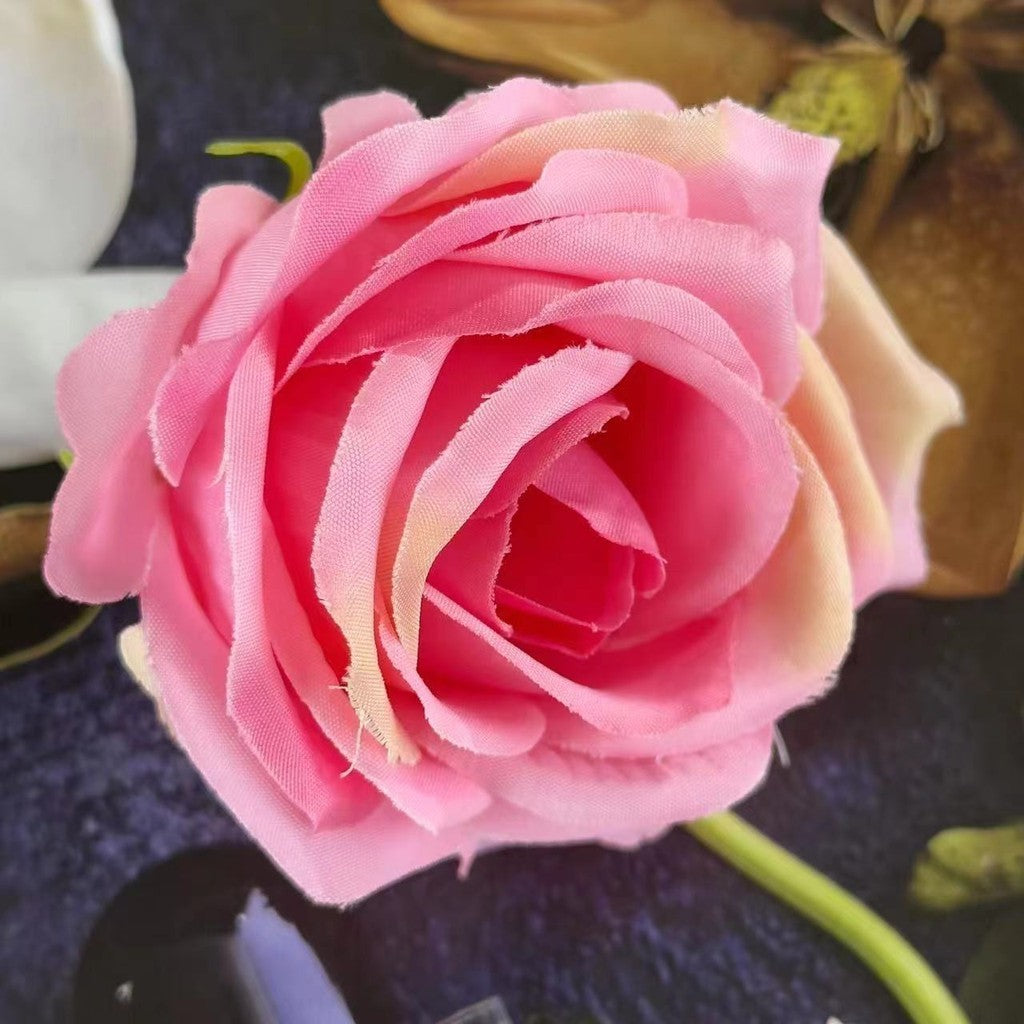 KTM14 SETUM 7cm Kepala Kuntum Peony Putik Kuntuman bunga hias plastik gerbera aster krisan dahlia kain hiasan dekor dekorasi pesta pernikahan wedding seserahan hantaran mahar ruangan kamar tidur