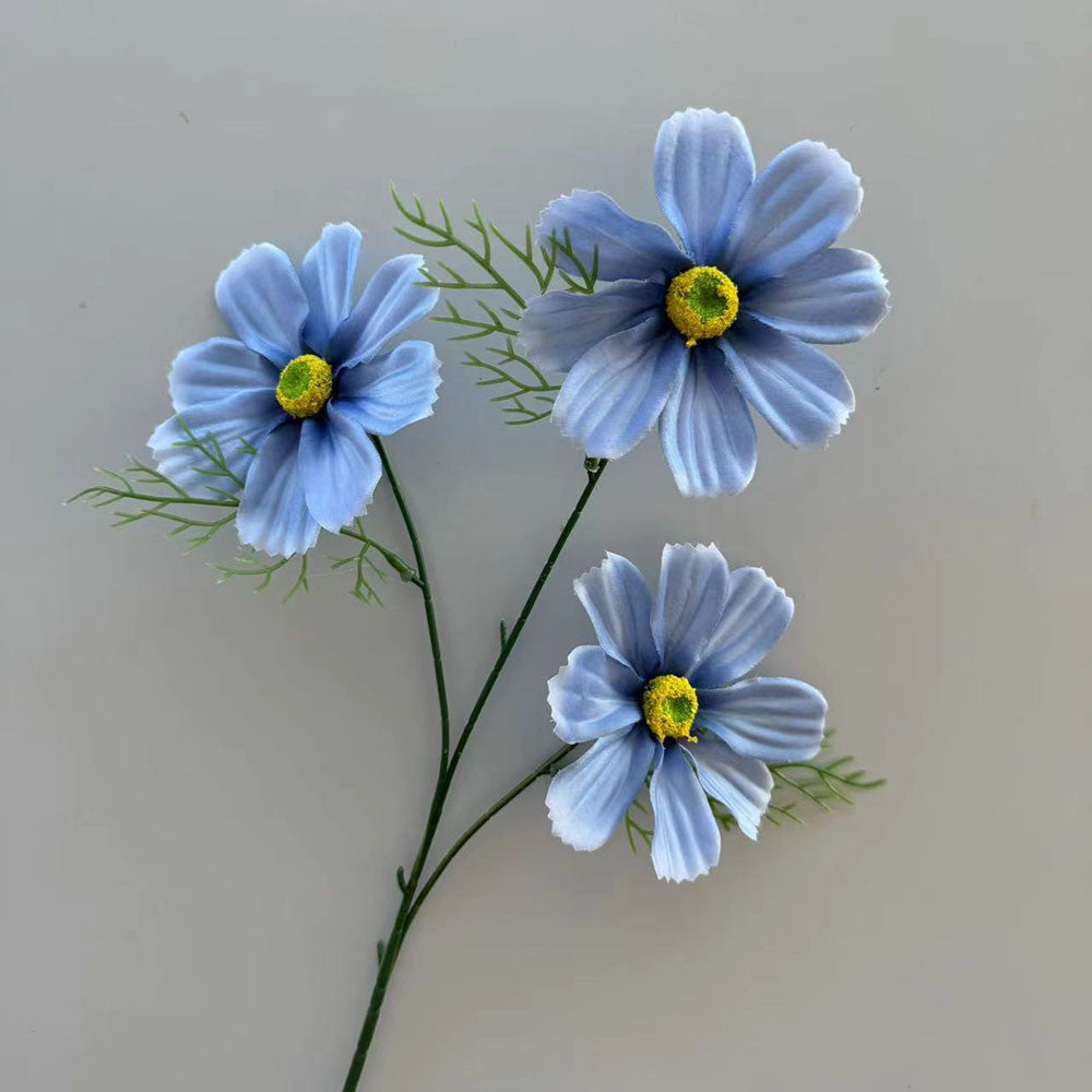 C14 SIYIN 62cm Artificial Bunga Krisan Diameter 10cm Palsu Plastik Buatan Imitasi Hias Dekor Buket Bouquet Rumah Pesta/Bunga Hias