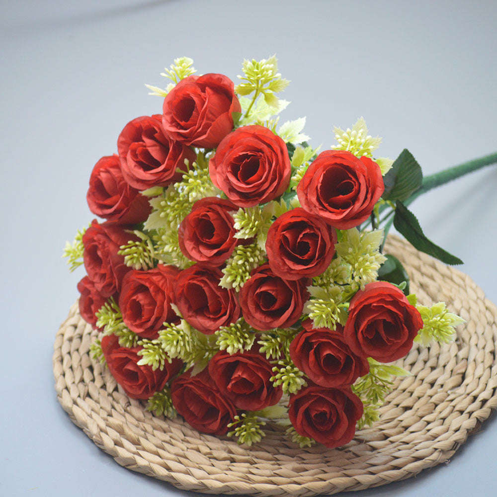 Bouquet bunga P101 KOREA18 Artifisial Dekorasi Tanaman