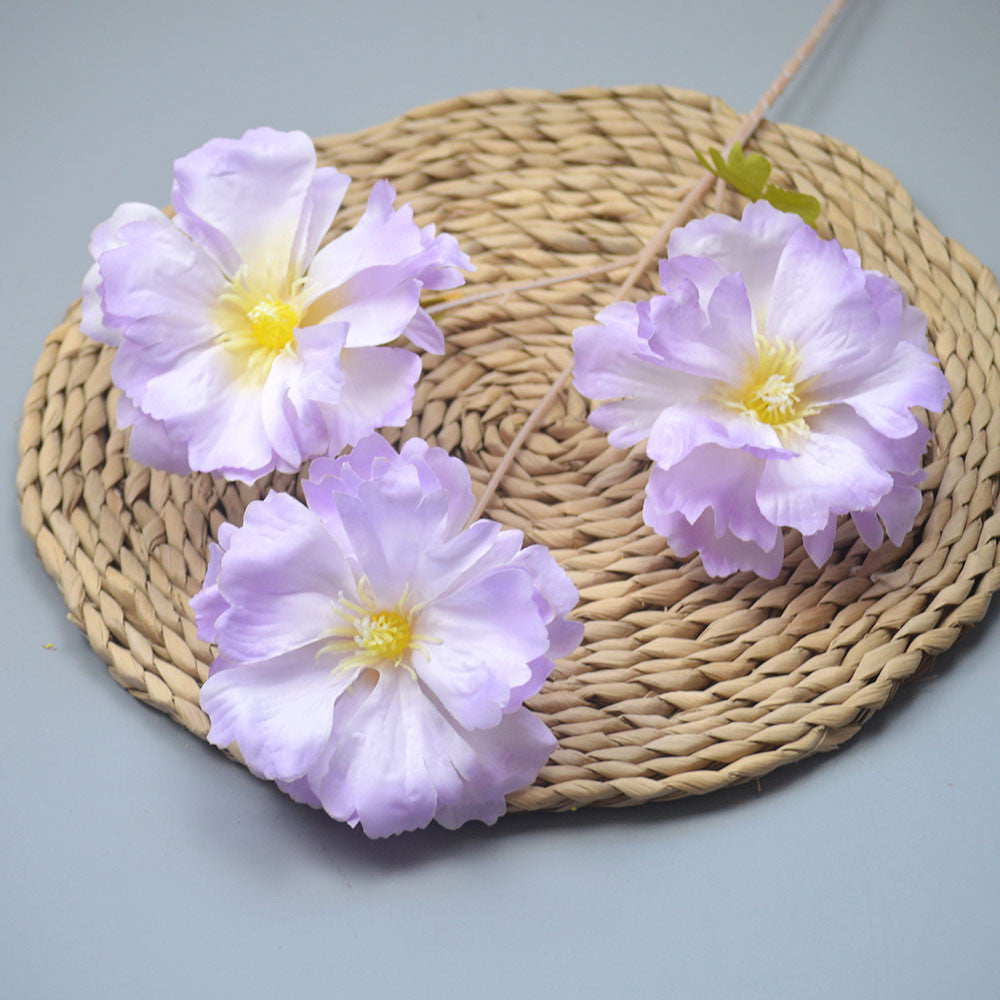 C16 LANXI 65cm Artificial Bunga Krisan Diameter 11cm Palsu Plastik Buatan Imitasi Hias Dekor Buket Bouquet Rumah Pesta/Bunga Hias