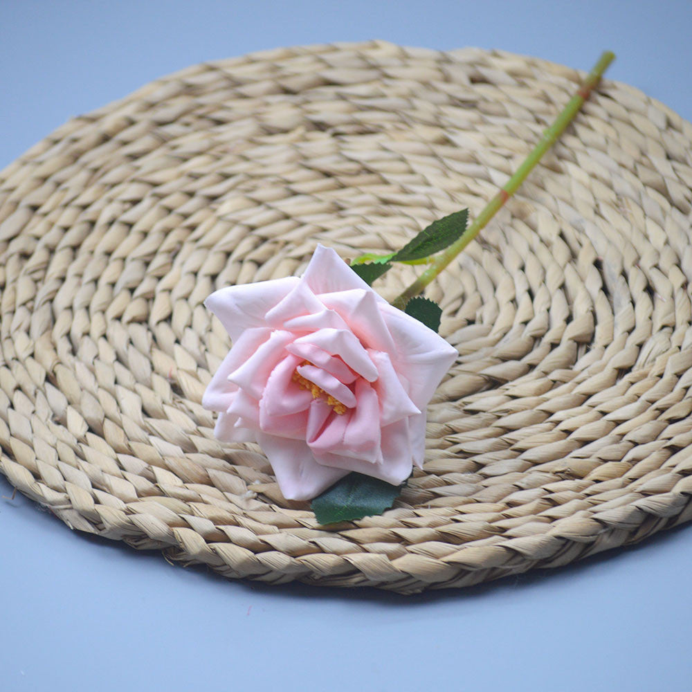 ROSE-28CM Bunga Mawar Palsu Plastik Buatan Imitasi Hias Dekor Buket Bouquet Rumah Pesta/Bunga Hias