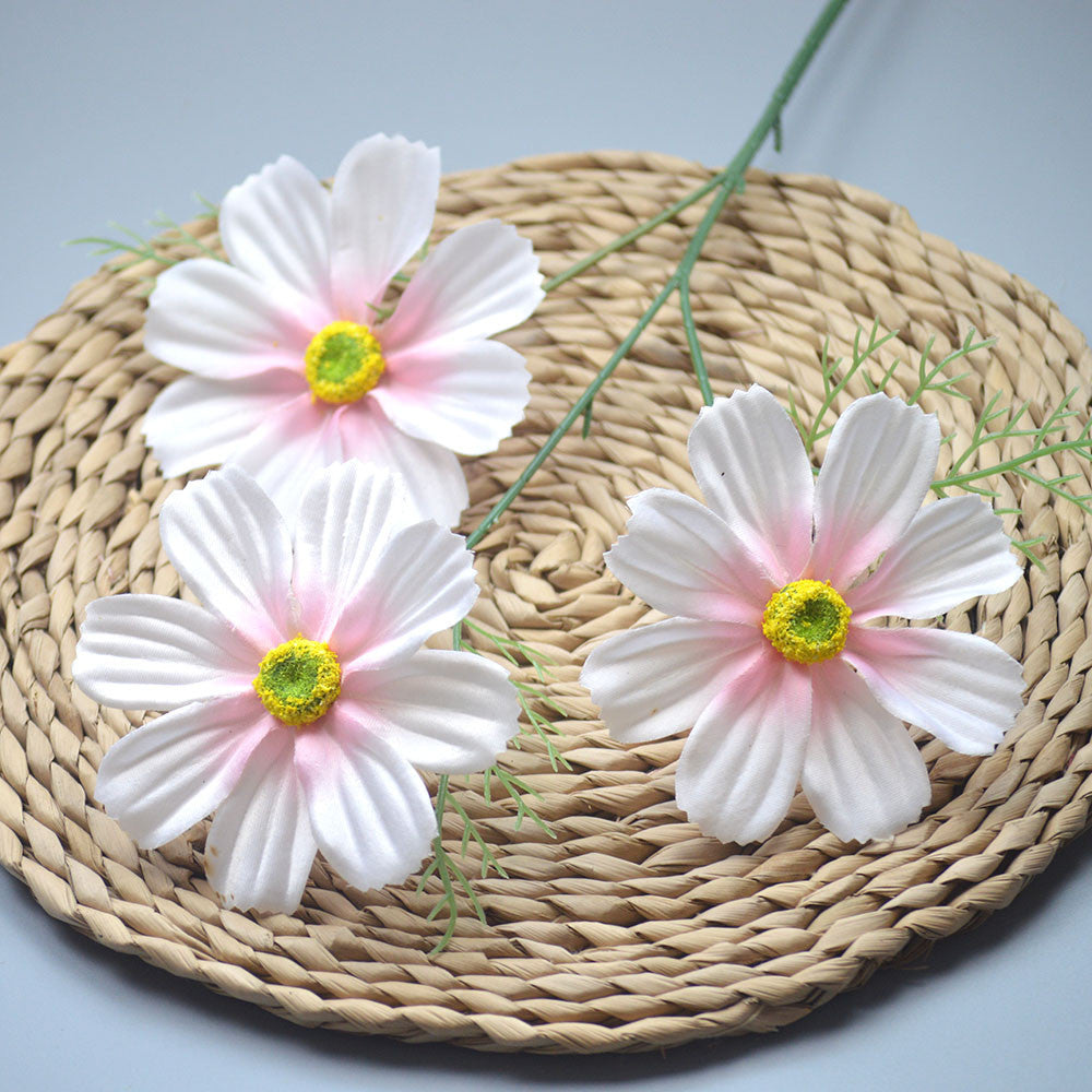 C14 SIYIN 62cm Artificial Bunga Krisan Diameter 10cm Palsu Plastik Buatan Imitasi Hias Dekor Buket Bouquet Rumah Pesta/Bunga Hias