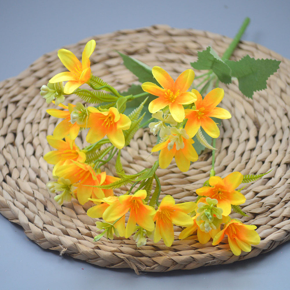 Bouquet bunga P117 ELLY Lily Artifisial Dekorasi Hiasan Seserahan Buket Palsu