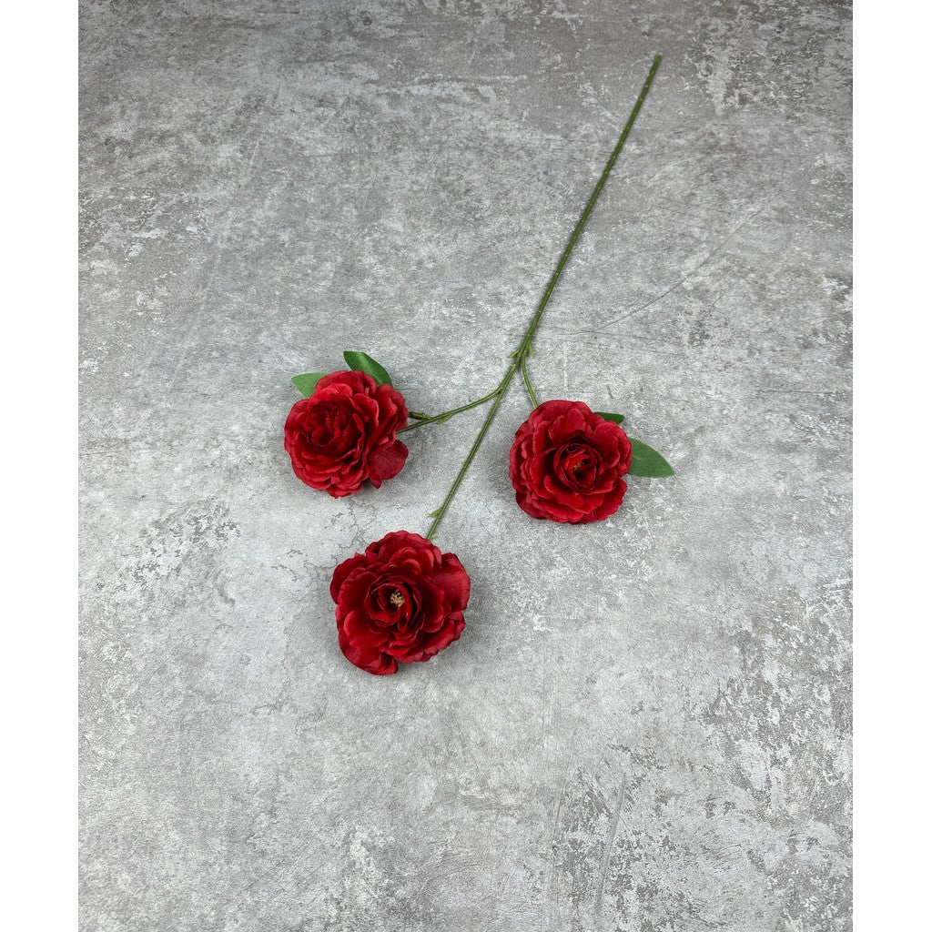 C42 DEW x3 BUNGA Peony 65CM Diameter 9cm ARTIFICIAL DEKORASI HIAS RUANGAN RUMAH KANTOR STUDIO