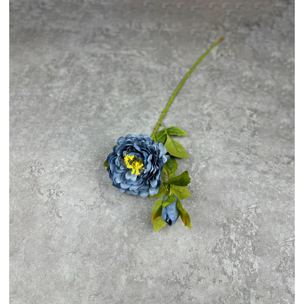 C48 JOANA (x2) Bunga Peony Kain Sutra 60CM ARTIFICIAL BUNGA DEKORASI HIAS RUANGAN RUMAH KANTOR STUDIO