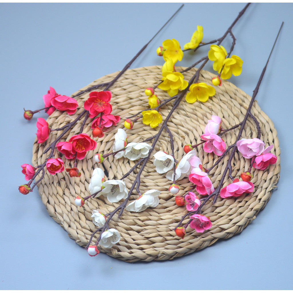 PLUM B LONG 40CM Bunga Sakura Plum Blossom Artifisial Dekorasi