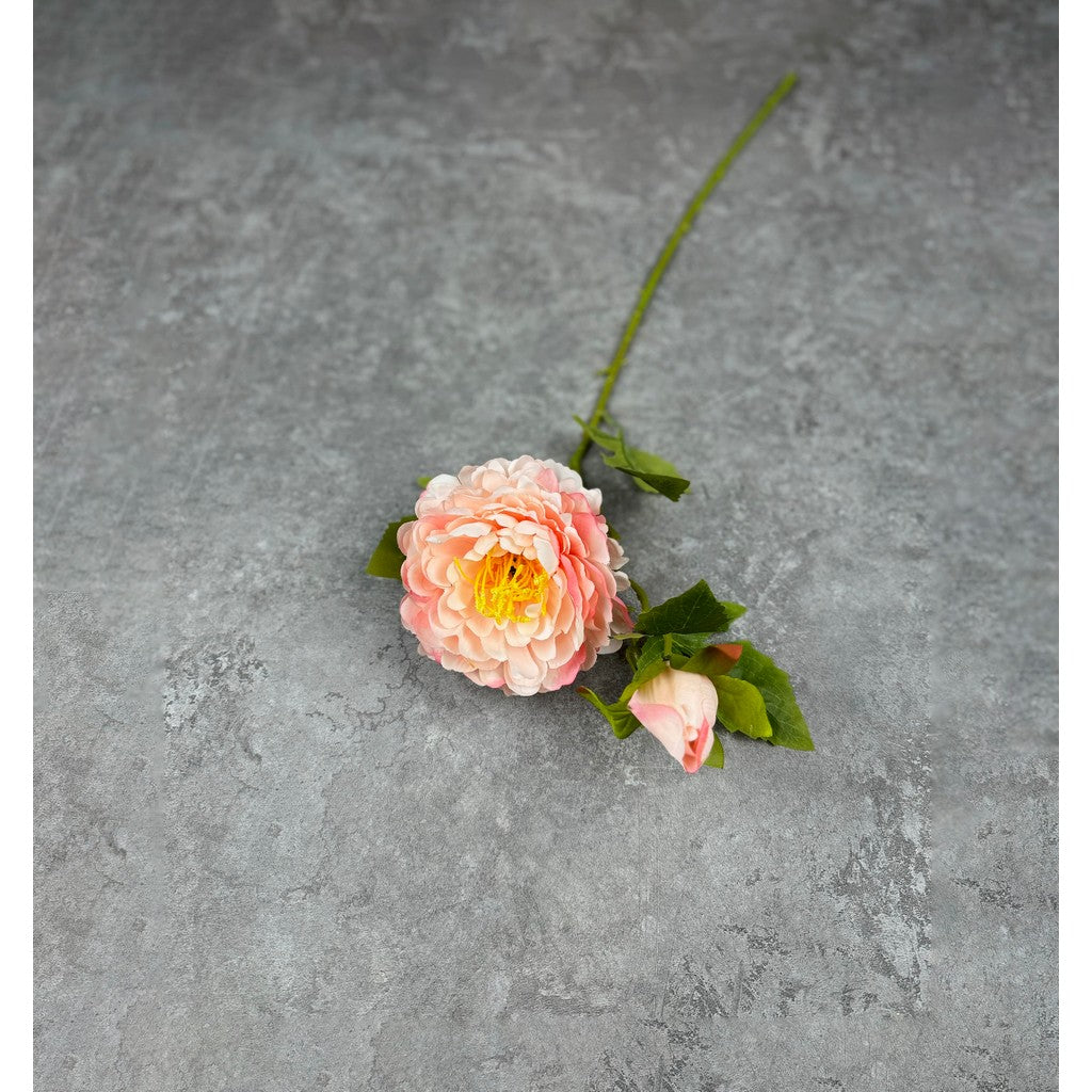 C48 JOANA (x2) Bunga Peony Kain Sutra 60CM ARTIFICIAL BUNGA DEKORASI HIAS RUANGAN RUMAH KANTOR STUDIO