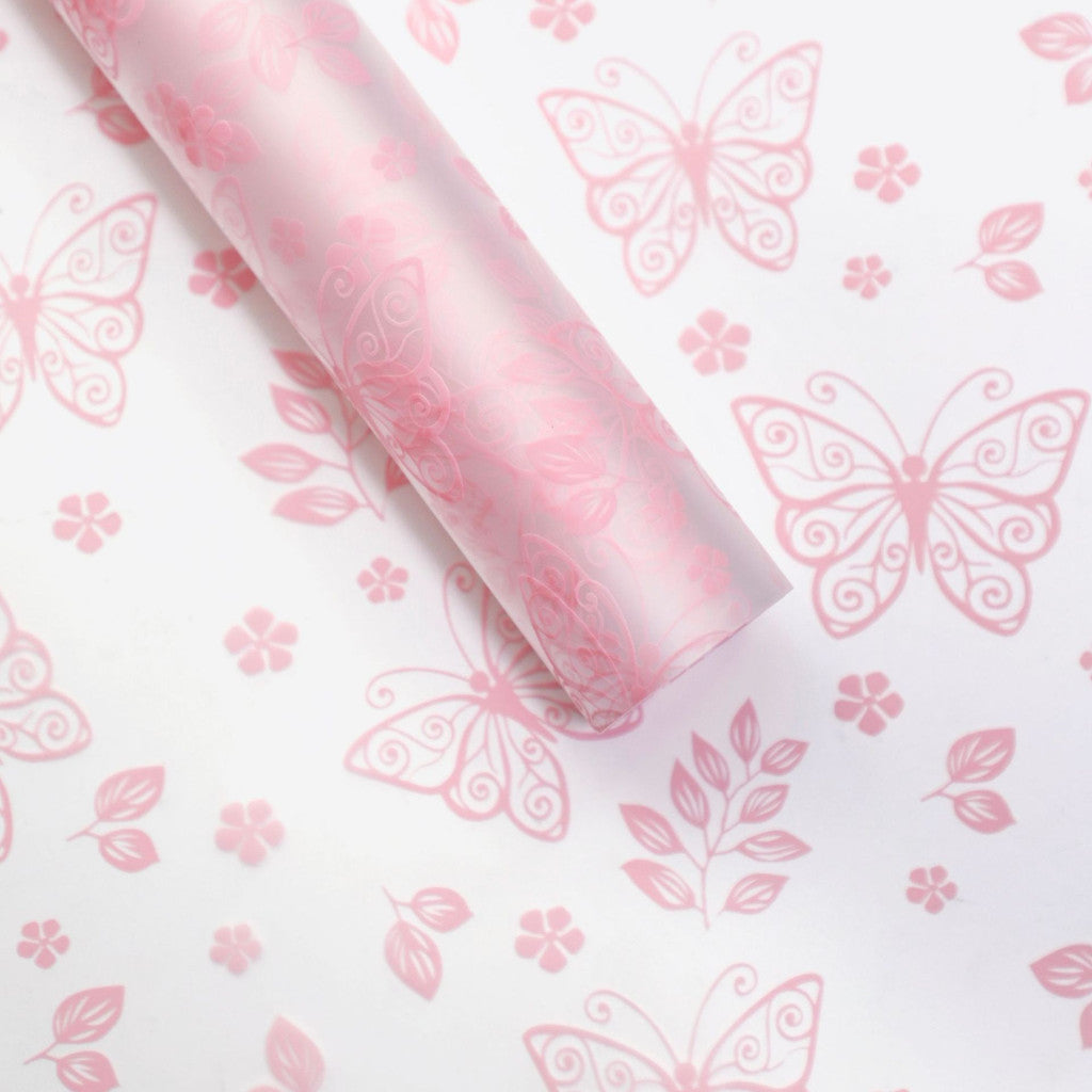 FL38 GARDENFLY Kertas Bunga Paper Buket Motif Summer Plaid Kotak Kado Florist Cellophane