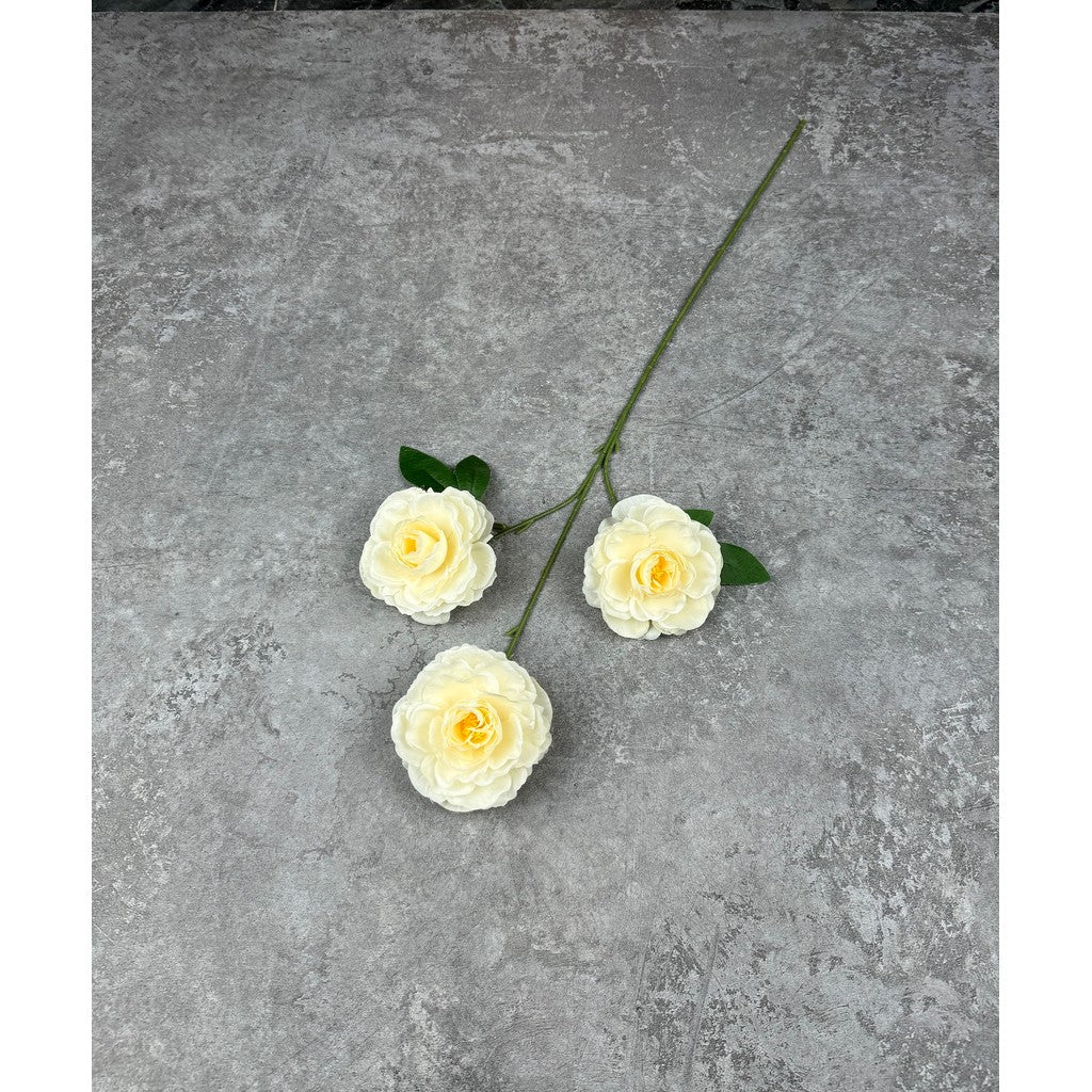 C42 DEW x3 BUNGA Peony 65CM Diameter 9cm ARTIFICIAL DEKORASI HIAS RUANGAN RUMAH KANTOR STUDIO