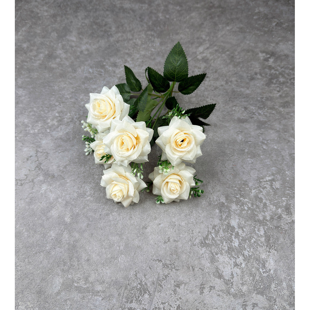 Bouquet bunga P135 CIP (x6) Mawar Lancip Artifisial Dekorasi Tanaman