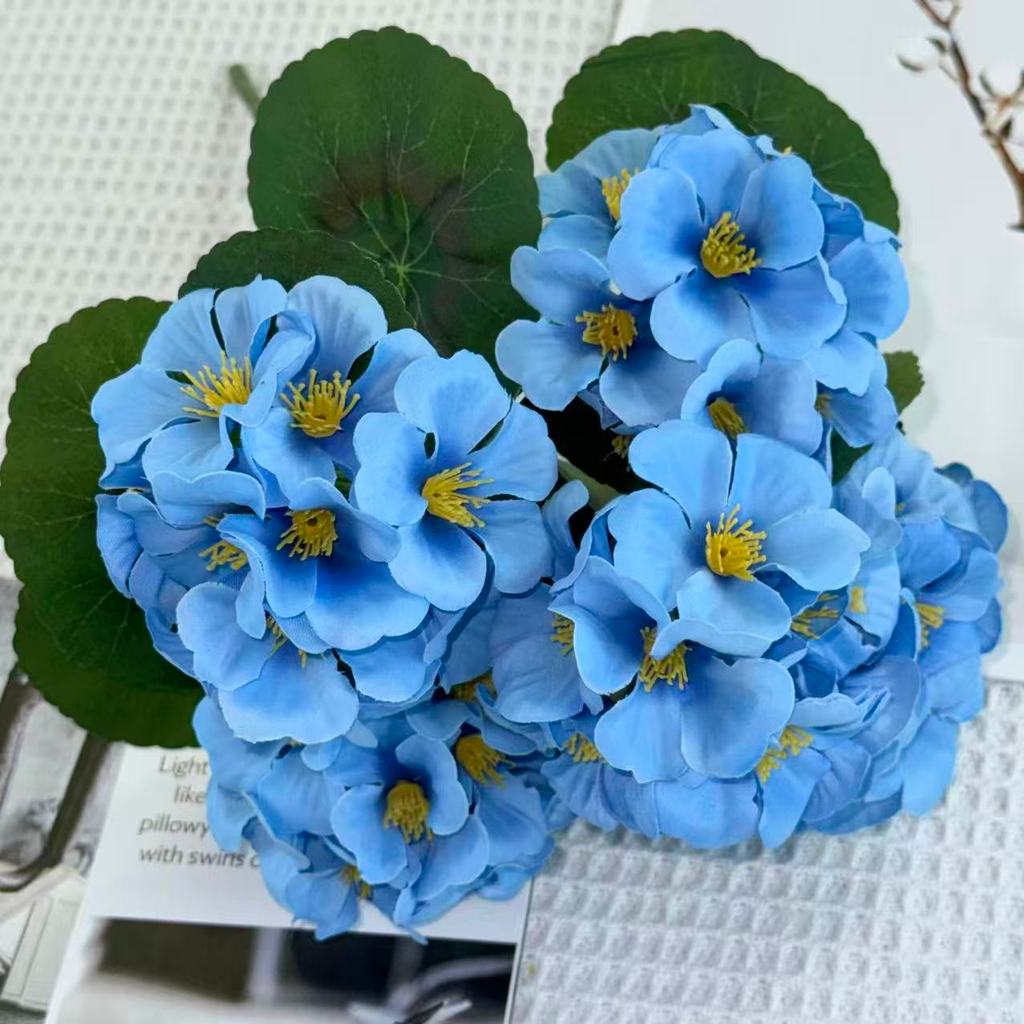 Bouquet bunga BKT 1036 WOLBE 5Cbg Bunga Begonia Artifisial Dekorasi Hiasan Seserahan Buket Palsu