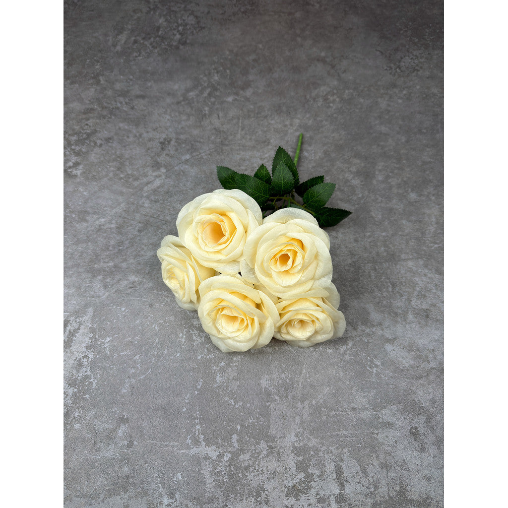 Bouquet bunga P132 MEOLI (x5) ROSE BULGARIA Artifisial Dekorasi Tanaman