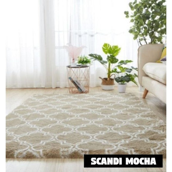 KARPET JUMBO BULU MOTIF TERBARU ANTI SLIP 200*200 CM BESAR