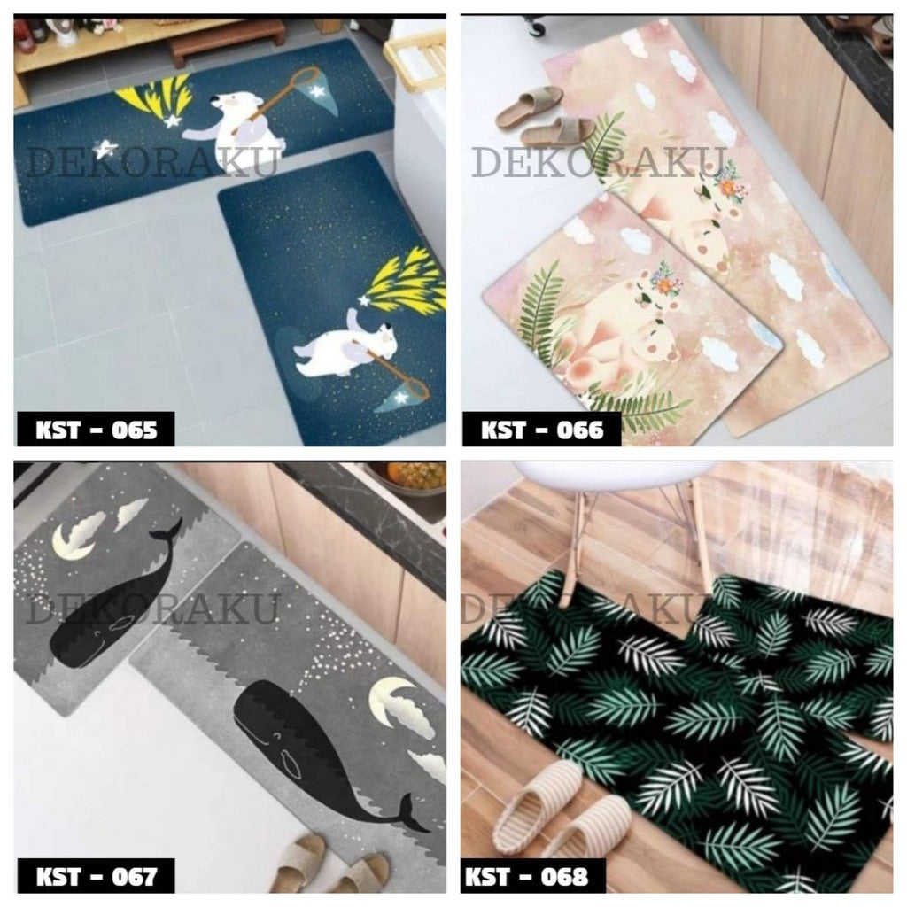 1 SET KESET DAPUR LEMBUT ANTI SLIP