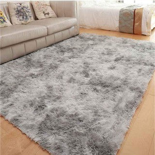 160x200/ 200x200 Karpet bulu Ombre lembut tebal bulu 4cm karpet lantai