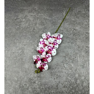 3D Orchid 105cm Bunga Anggrek  Latex Premium Tebal Orchid Flower Real Touch 9 Kuntum Hiasan Dekorasi Palsu Plastik