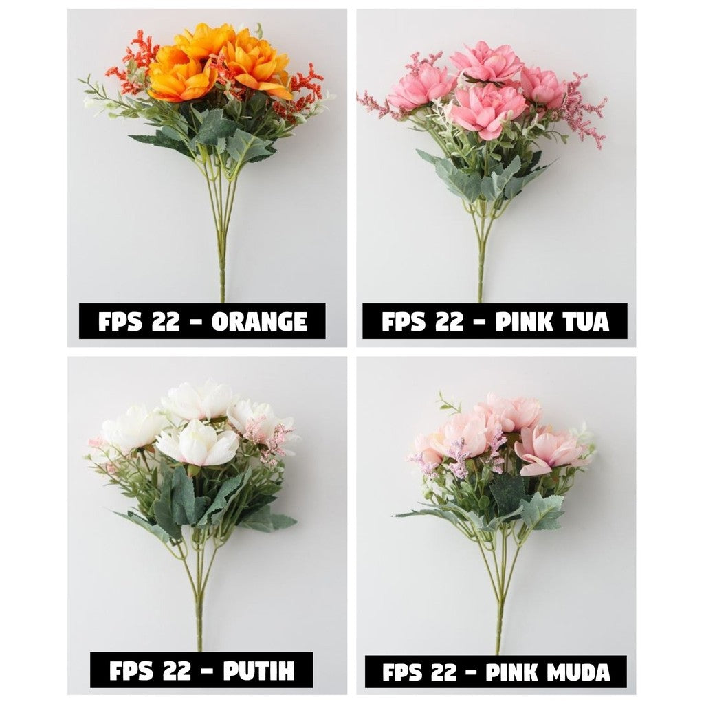 Bouquet bunga Artifisial Dekorasi FPS 22