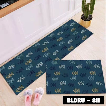 1 SET PREMIUM BLUDRU (40*60 CM & 40*120 CM) KESET DAPUR LEMBUT ANTI SLIP