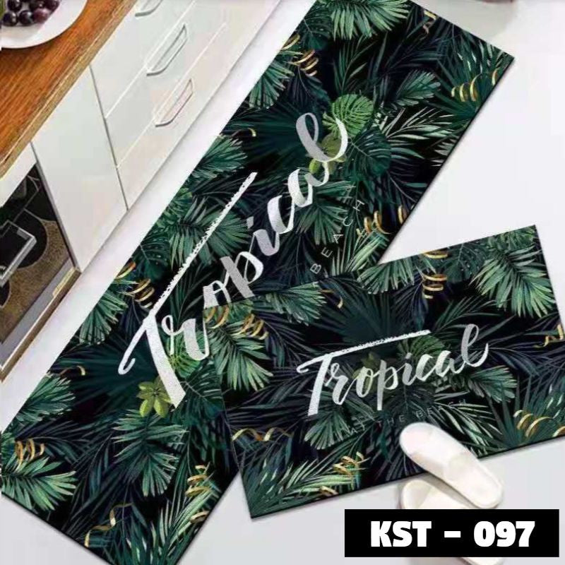 1 SET (40*60 CM & 40*120 CM) KESET DAPUR LEMBUT ANTI SLIP