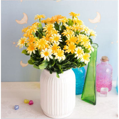 007 BIG Daisy 1 Bouquet 7 Kepala Buatan Daisy Bunga Manis Wedding Party Decor Artifisial