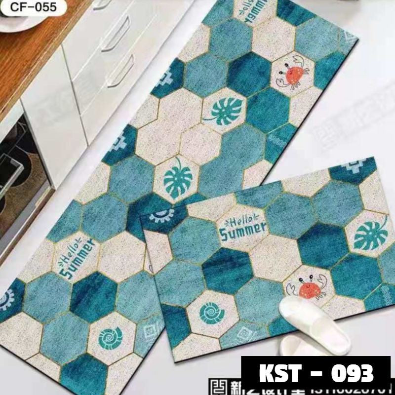 1 SET (40*60 CM & 40*120 CM) KESET DAPUR LEMBUT ANTI SLIP