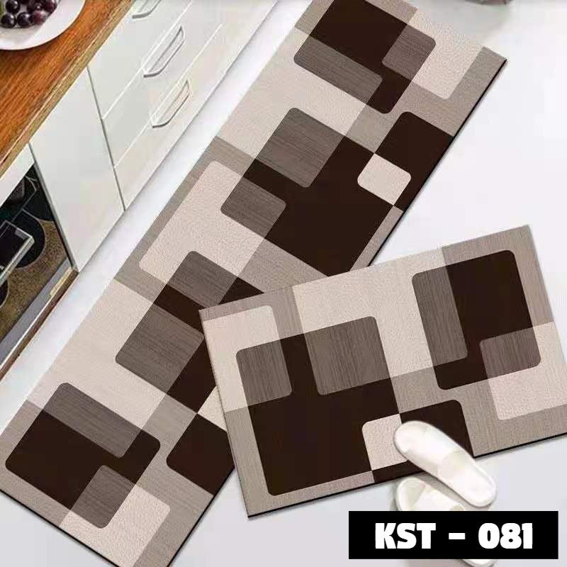 1 SET (40*60 CM & 40*120 CM) KESET DAPUR LEMBUT ANTI SLIP