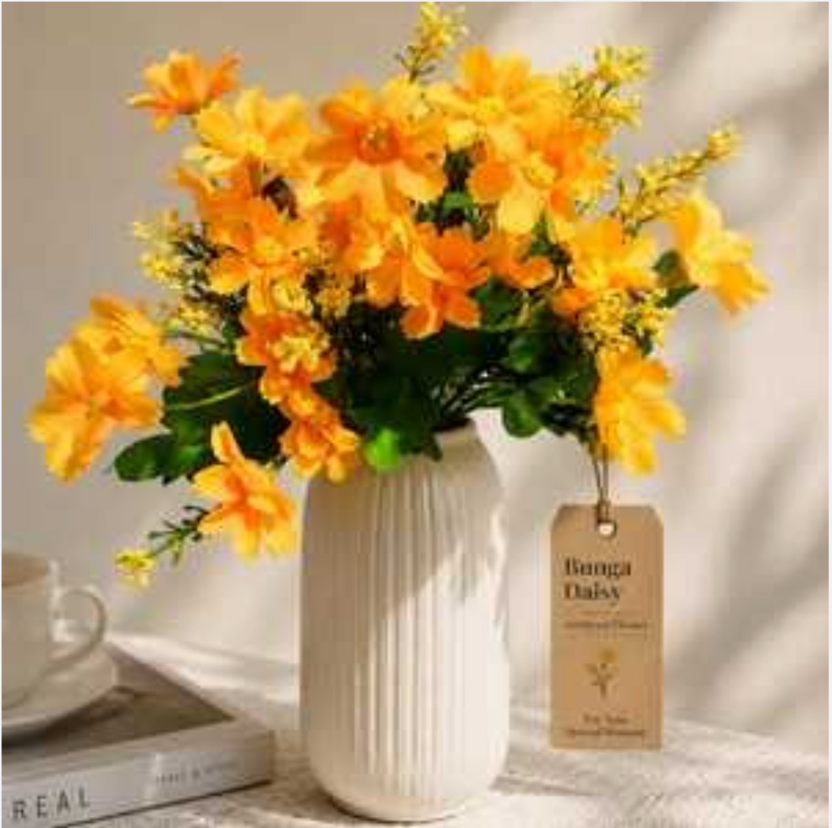Bouquet bunga BKT 1009 DAISYS Bunga Krisan Artifisial Dekorasi Hiasan Seserahan Buket Palsu