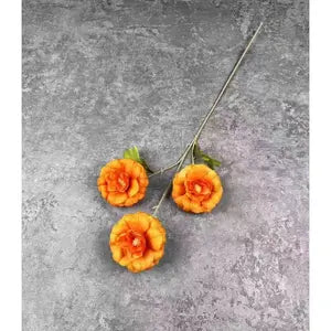 C18 ULU-ULU Artificial Bunga Mawar Panjang 65cm Diameter 10cm Palsu Plastik Buatan Imitasi Hias Dekor Buket Bouquet Rumah Pesta/Bunga Hias