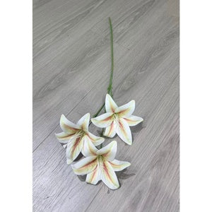 C87 HETTY (x3) Bunga Lily Flower tape 65CM ARTIFICIAL BUNGA DEKORASI HIAS RUANGAN RUMAH KANTOR STUDIO