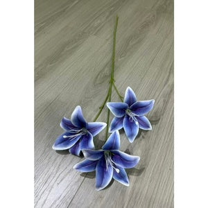 C87 HETTY (x3) Bunga Lily Flower tape 65CM ARTIFICIAL BUNGA DEKORASI HIAS RUANGAN RUMAH KANTOR STUDIO