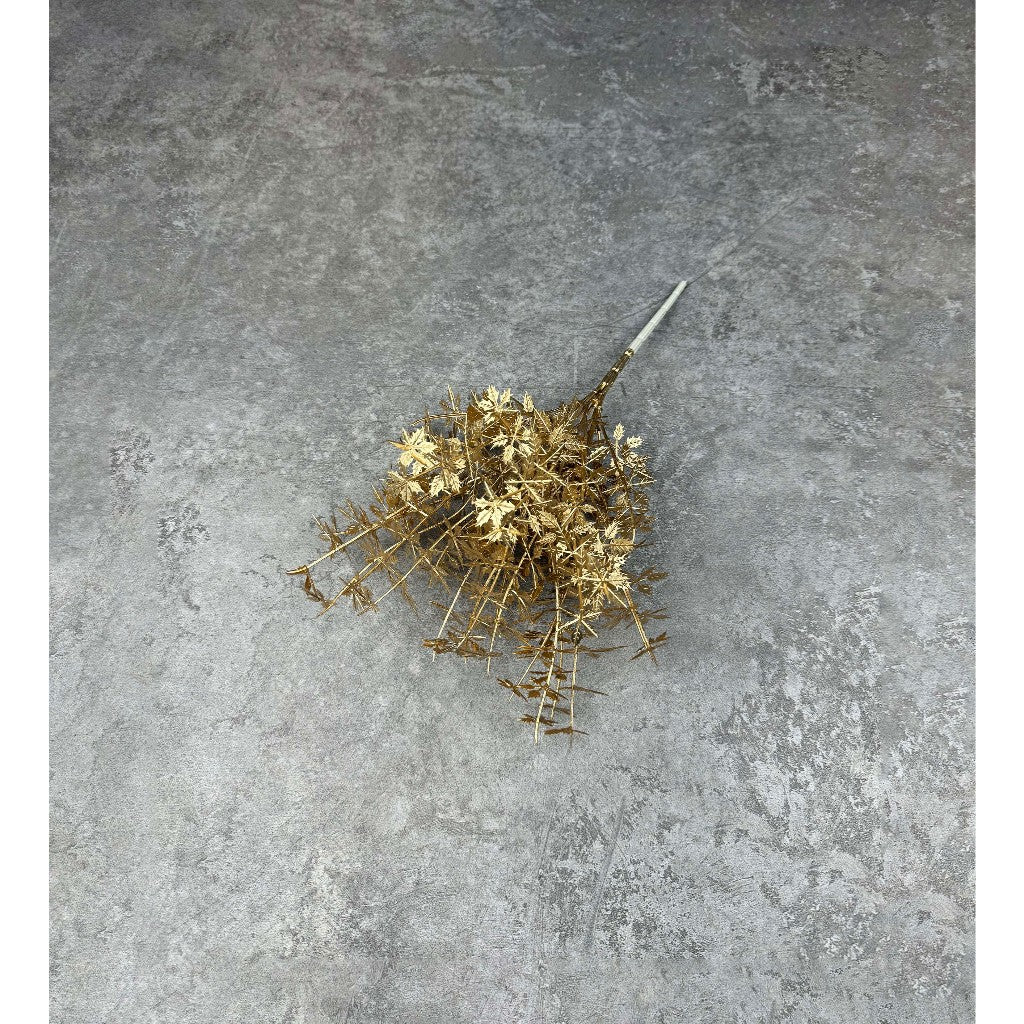 Daun Gold Daun emas Artificial flower Leaf gold tanaman emas Ornamen Imlek