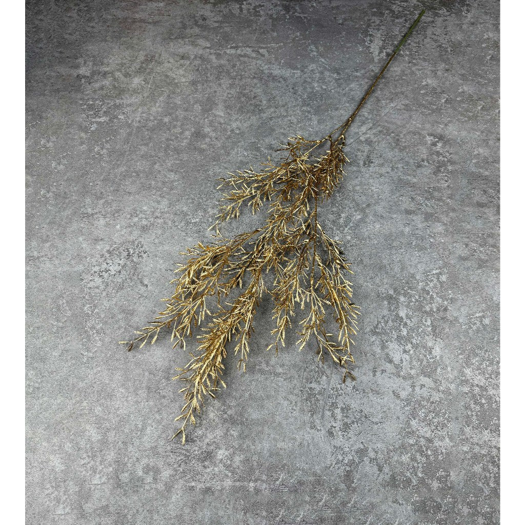 Daun Gold Daun emas Artificial flower Leaf gold tanaman emas Ornamen Imlek