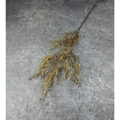 Daun Gold Daun emas Artificial flower Leaf gold tanaman emas Ornamen Imlek