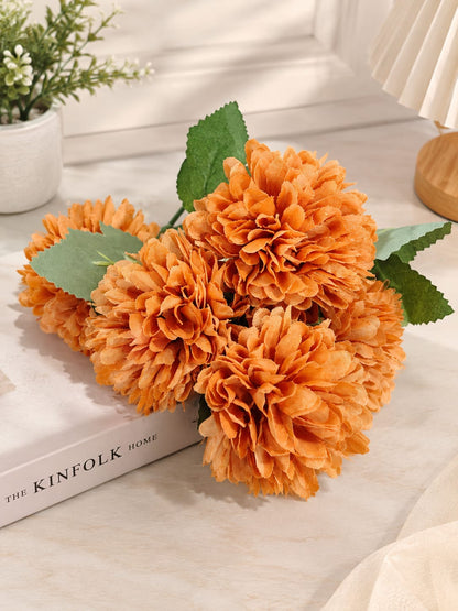 Bouquet bunga P131 QQ (x5) BOLA POMPOM KRISAN Artifisial Dekorasi Tanaman