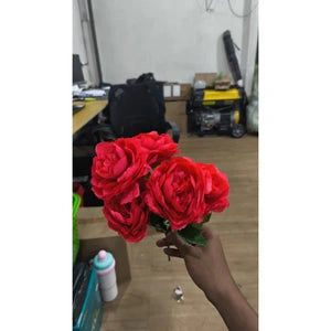 Bouquet bunga P140 SIKA (x5) Mawar Artifisial Dekorasi Tanaman