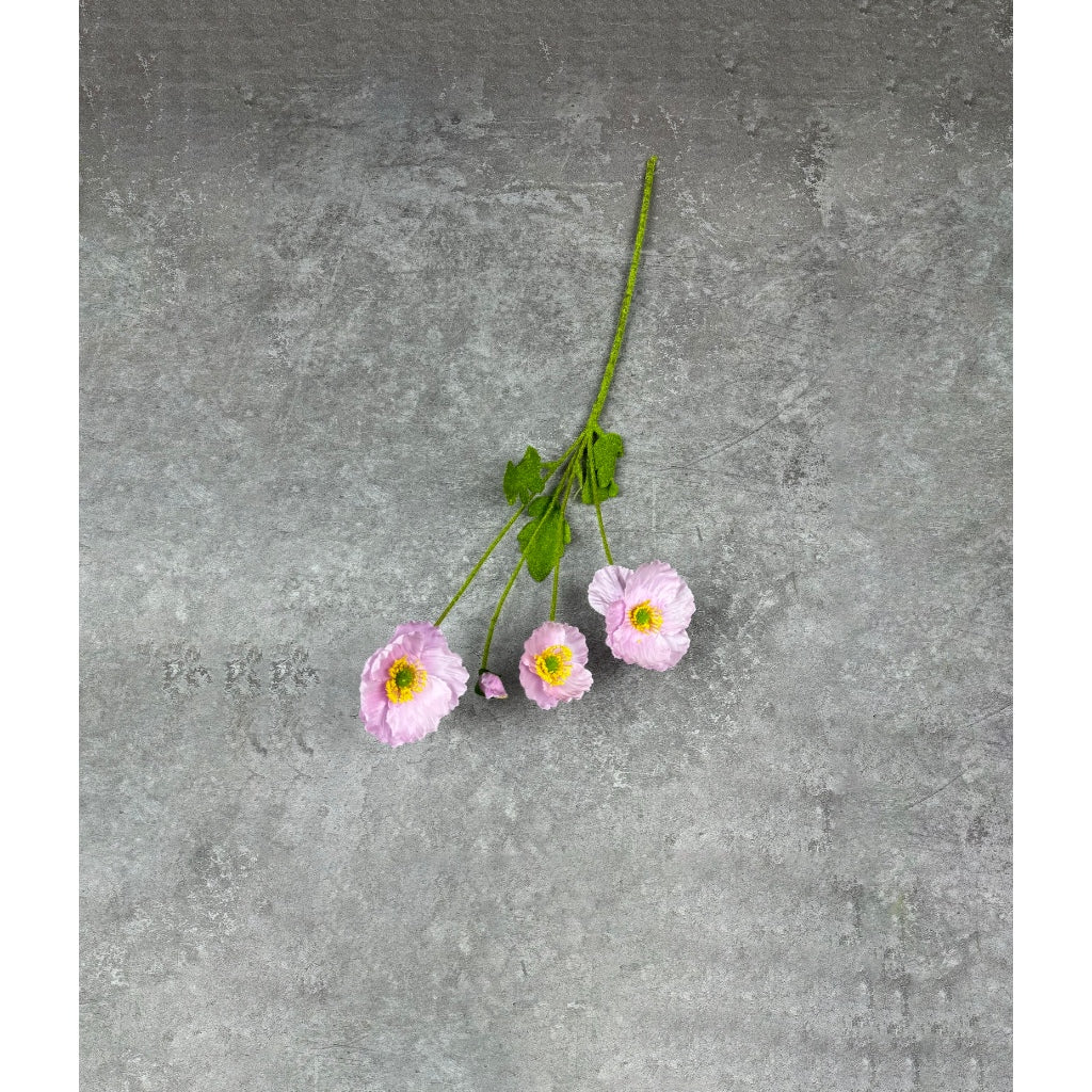 Bunga POPPY Plastik Daisy Tanaman Krisan Hias Dekorasi Minimalis Home