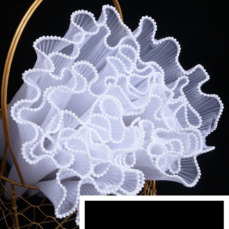 [28 cm x 5 Yard] Wrap Korean Keriting / Wrapping Mesh Buket Bunga