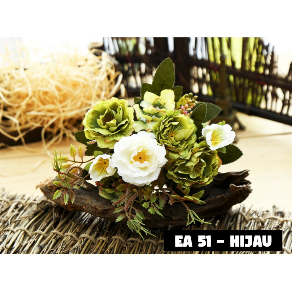 Bouquet bunga EA51 ROSE MUTAN Artifisial Dekorasi