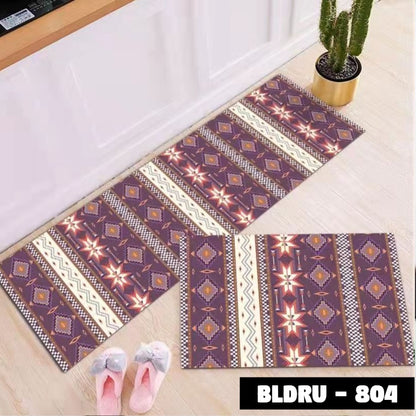 1 SET PREMIUM BLUDRU (40*60 CM & 40*120 CM) KESET DAPUR LEMBUT ANTI SLIP