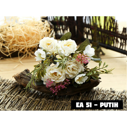 Bouquet bunga EA51 ROSE MUTAN Artifisial Dekorasi