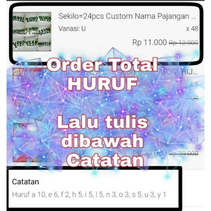 1kg=24pcs Custom Nama Pajangan Dekorasi RUmah Bunga Huruf U - Z