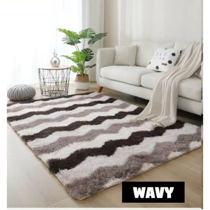 KARPET JUMBO BULU MOTIF TERBARU ANTI SLIP 200*200 CM BESAR