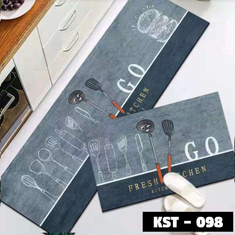 1 SET (40*60 CM & 40*120 CM) KESET DAPUR LEMBUT ANTI SLIP