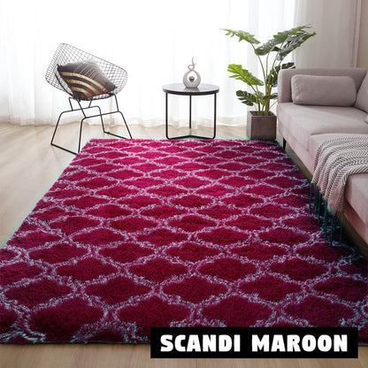 KARPET JUMBO BULU MOTIF TERBARU ANTI SLIP 200*200 CM BESAR
