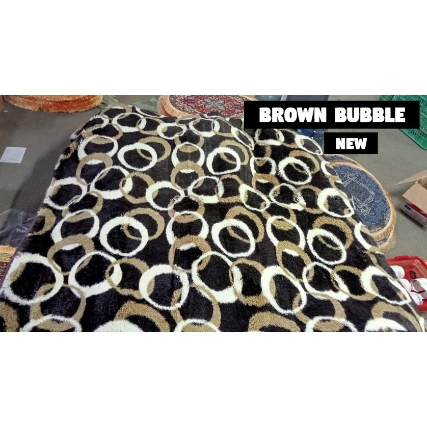 KARPET JUMBO BULU MOTIF TERBARU ANTI SLIP 200*200 CM BESAR