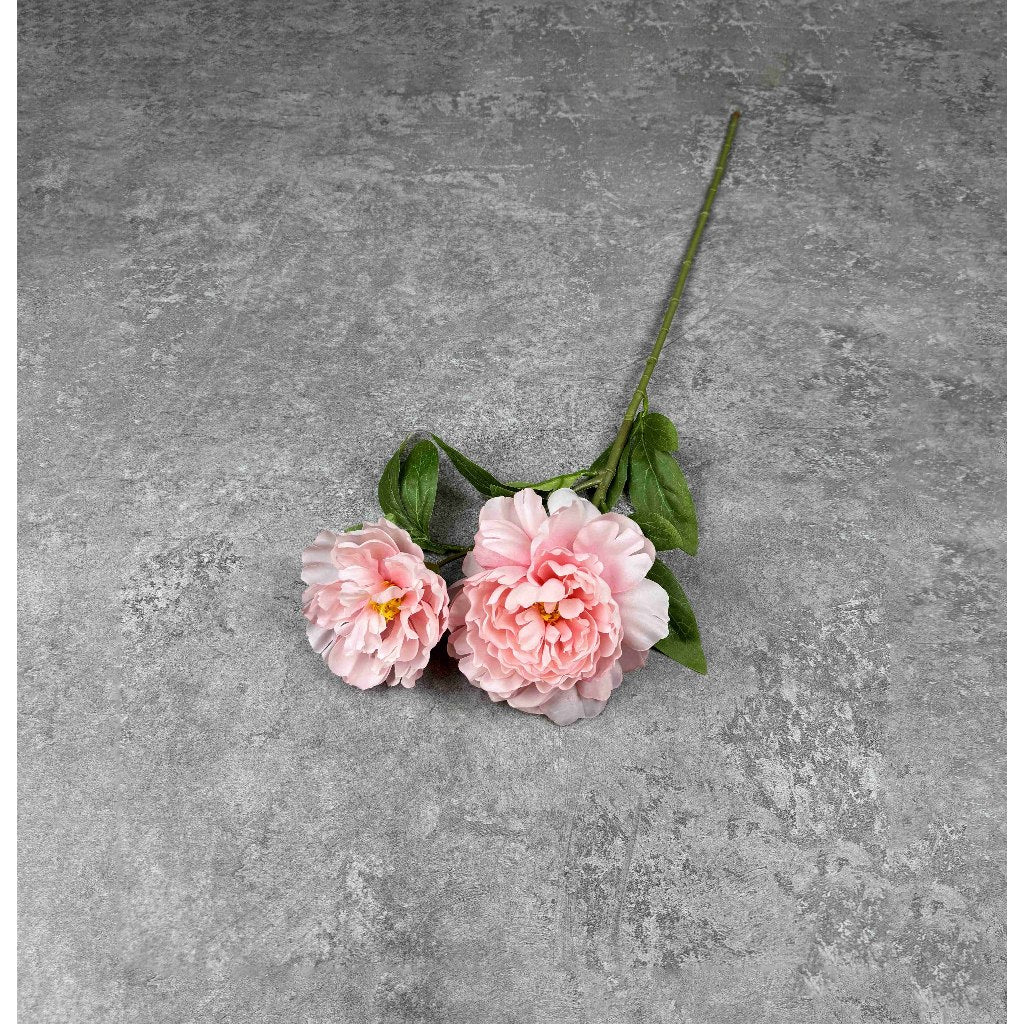 C76 OSDUA (x2) Bunga Peony Kain Sutra 75CM ARTIFICIAL BUNGA DEKORASI HIAS RUANGAN RUMAH KANTOR STUDIO