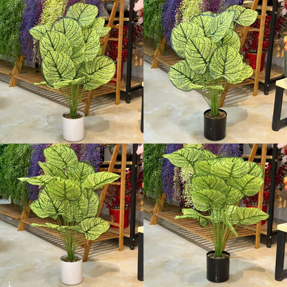 DAUN LEAF AGLONEMA ARTIFICIAL DAUN PLASTIK POT BUNGA KELADI HIAS MURAH DAUN ARTIFISIAL TANAMAN HIAS PLASTIK DEKORASI RUMAH