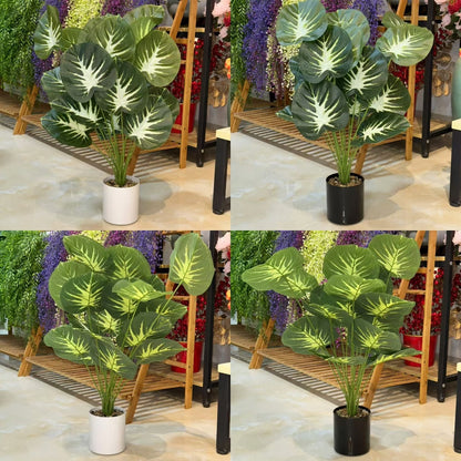 DAUN LEAF AGLONEMA ARTIFICIAL DAUN PLASTIK POT BUNGA KELADI HIAS MURAH DAUN ARTIFISIAL TANAMAN HIAS PLASTIK DEKORASI RUMAH